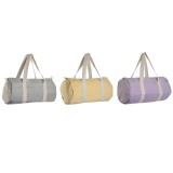 Geantă Damă Home ESPRIT Galben Gri Liliachiu 50 x 26 x 26 cm (3 Unități)