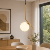 Cumpara ieftin Pendul Nala 1XE14 40W 1.5m, auriu, Erste