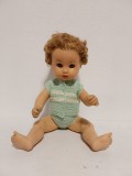 Papusa vintage Furga Italia, bebelus, 38cm,