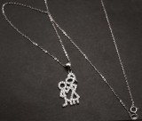 Lantisor indragostiti din argint Arg260, Argintboutique