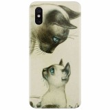 Husa silicon pentru Xiaomi Mi 8 Pro, Little Cat