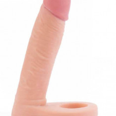 Ultra Soft Double 1 - Strap-on realist, flesh, 14.8 cm