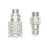 Supapa de trecere M22x1.5 mm cu filet exterior, tip tata-mama, Breckner Germany