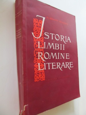 Istoria limbii romane literare (vol. 1) - De la origini pana la inceputul secolului al XIX-lea - Al Rosetti , B. Cazacu foto