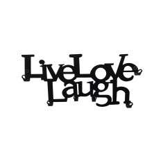 Suport chei Live Love Laugh 6 agatatoare