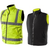 Cumpara ieftin Vesta de lucru cu doua fete reflectorizanta galben/negru nr.XXL/58 Neo Tools 81-520-XXL HardWork ToolsRange
