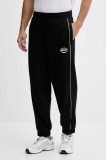 EA7 Emporio Armani pantaloni de trening culoarea negru, cu imprimeu, AF12660.7M000987