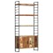 vidaXL Bibliotecă cu 4 niveluri, 80 x 30 x 180 cm, lemn masiv reciclat 284419