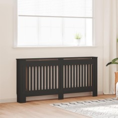 vidaXL Mască de calorifer, negru, 172 x 19 x 81,5 cm, MDF 288180