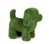 Cumpara ieftin Figurina Catelus iarba artificiala verde 80x45x73h