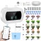 Sistem Automat Irigare WiFi, Programe Udare Picurare, Control Aplicatie iOS/Android, 15 Ghivece, Furtun 15m, Accesorii Incluse, Alb