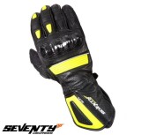 Manusi barbati pentru scuter - motocicleta racing vara Seventy model SD-R4 negru/galben &ndash; marime XXL (11)