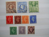 1941/1948 SERIE MAREA BRITANIE, Stampilat