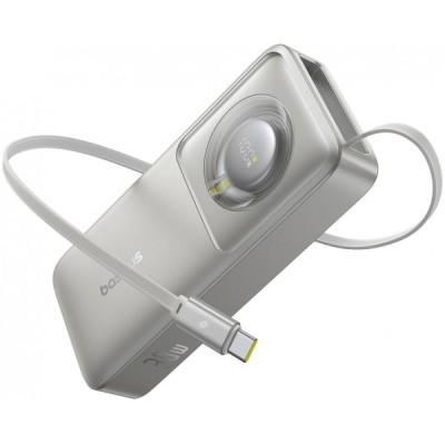 Baterie Externa Baseus OS Free2Pull, 10000mAh, 30W, QC + PD, 2 x USB-C, Gri P10073701843-00 foto