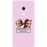 Husa silicon pentru Xiaomi Mi Mix 2, Imperfectly Perfect Pink