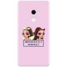 Husa silicon pentru Xiaomi Mi Mix 2, Imperfectly Perfect Pink foto