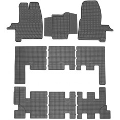 Covorase Presuri interior cauciuc Premium Ford Transit Custom 2012-2023 1+2+3