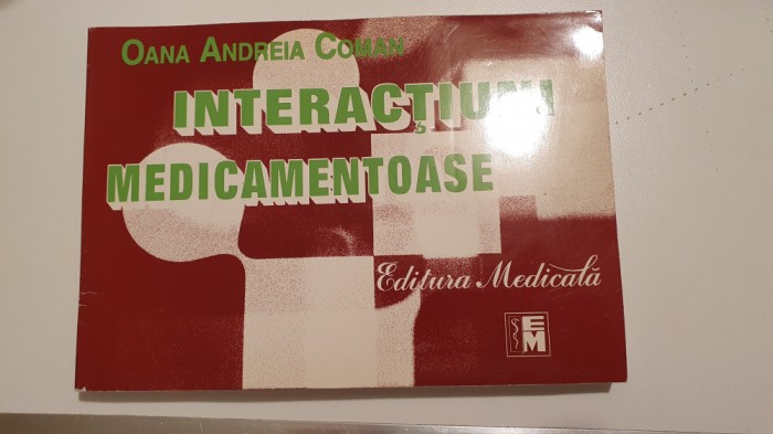 Oana Andreia Coman - interactiuni medicamentoase