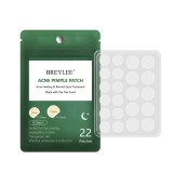 Set 22x Plasturi Anti-Acnee, Lanbena, Breylee, cu Coloid Hidrofil din Arbore de Ceai, pentru Noapte,