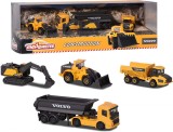 MAJORETTE SET 4 MASINUTE METALICE VOLVO 7.5CM