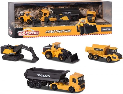 MAJORETTE SET 4 MASINUTE METALICE VOLVO 7.5CM foto