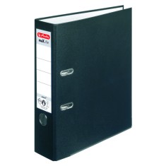 Biblioraft A4 8cm Pp Negru Herlitz foto