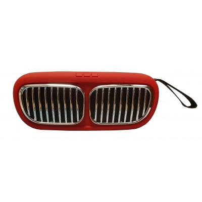 Boxa portabila Motorsport cu Bluetooth, radio , card , USB , rosu foto