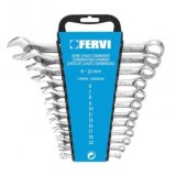 Set chei combinate Fervi 0073, Crom Vanadium 6-22 mm