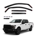 Set Paravanturi auto de vant pentru geamuri fata si spate pentru FORD F150 SuperCrew Crew Cab 4 usi 2015-2024
