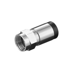 Mufa conector F tata cu compresie pentru cabluri cu diametrul