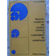 METODE MODERNE DE ANALIZA CHIMICA A MATERIALELOR DE CONSTRUCTII-I.I. KURBATOVA