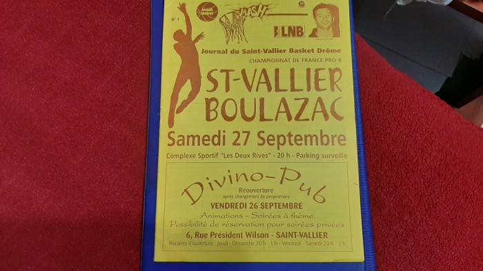 Program St. Vallier - Boulazac