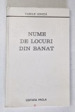 NUME DE LOCURI DIN BANAT de VASILE IONITA , 1982