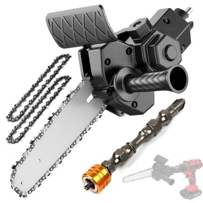 Adaptor Mini Drujba pentru Bormasina cu 2 lant 6 Inch LAMA 15Cm+ Bit Magnetic cu 2 Capete foto