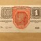 Austria 1 krone 1916 ( 1919 ) - Supratipar negru &#039;&#039; DEUTSCHOSTERREICH &#039;&#039;, Serie 1663 / 122859