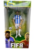 Figurina fotbalist 16 cm echipament albastru Messi