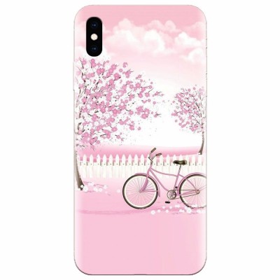 Husa silicon pentru Apple Iphone XS Max, Pink Spring foto