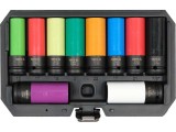 Set Chei De Impact 1/2'' Cu Protectie Pentru Jante De Aliaj, 10 Buc