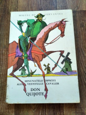 * Don Quijote, Miguel de Cervantes, 1974, ilustratii Val Munteanu foto