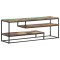 vidaXL Comodă TV, 130 x 30 x 45 cm, lemn masiv reciclat 321624