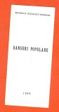 TSV - PLIANT DE PREZENTARE, DANSURI POPULARE , 1966 LP 626