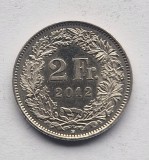Elvetia 2 Francs 2012 franci _ moneda nichel km # 21a
