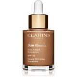 Clarins Skin Illusion Natural Hydrating Foundation makeup radiant cu hidratare SPF 15 culoare 115 30 ml