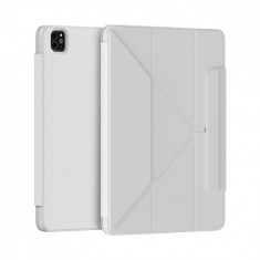 Husă De Tip Y Baseus Safattach Pentru Husă IPad Pro 12,9 &quot;2018/2020/2021 Cu Suport Alb (ARCX010102) 6932172608927