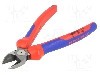 Clesti laterali, pentru taiere, 180mm, otel crom-vanadium, KNIPEX - 70 02 180