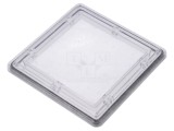 Feronerie RST ROZTOCZE Feronerie Feronerie de inspecție policarbonat 103x103x11mm