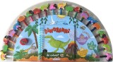 Carte de colorat cu 20 creioane - Dinozauri, Girasol