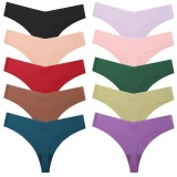 Cumpara ieftin Set 10 perechi de chiloti pentru dama, CH044, Multicolor