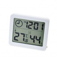 Termometru si higrometru, ceas, ecran LCD
