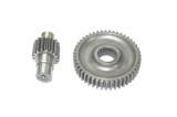 Kit pinioane angrenaj roata spate Z16/47 Piaggio Sfera &ndash; Zip Fast Rider &ndash; Typhoon &ndash; Storm &ndash; NRG 2T 50cc 95-